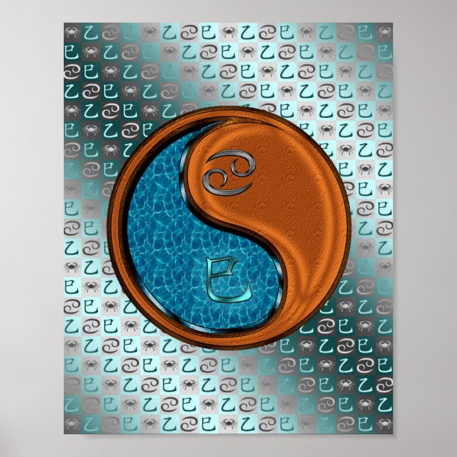 Poster Cancer e Cobra de madeira (Frente)