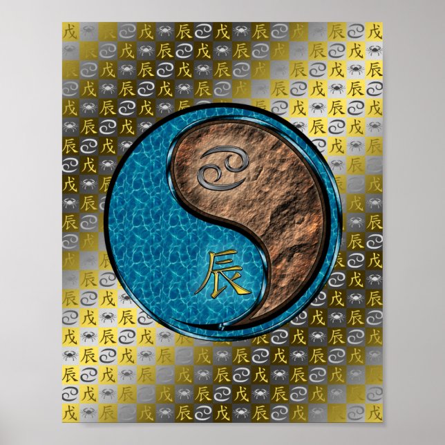 Poster Cancer e Dragão da Terra (Frente)