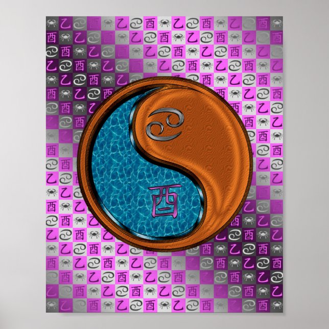 Poster Cancer e Galo de Madeira (Frente)