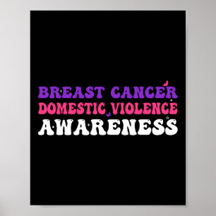 Poster Cancer E Sensibilização Para A Violência Doméstica