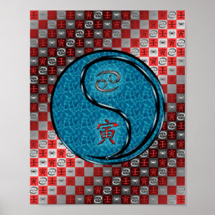 Poster Cancer e Tigre de Água
