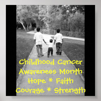 Poster Cancer infantil.