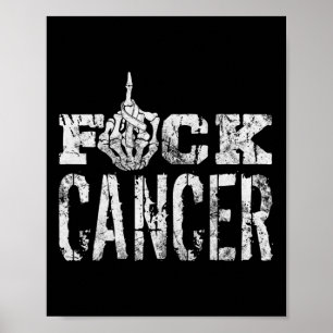 Poster Cancer Inverso do Esqueleto da Mama Média Sensibil
