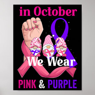 Poster Cancer Mama Violência Doméstica Sensibilização Ros
