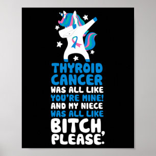 Poster Cancer Minha sobrinha por favor Unicorn