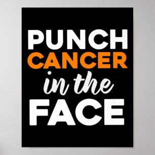 Poster Cancer Na Consciência Da Leucemia Face