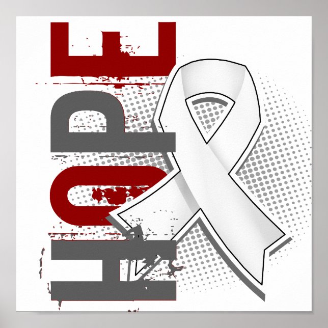 Póster Cancer pulmonar de esperança 2 (Frente)