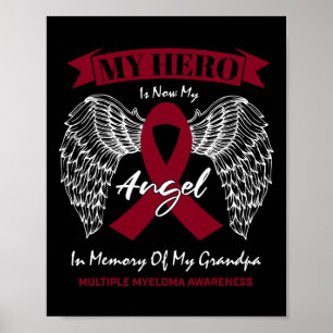 Poster Cancer Sanguíneo Em Memória Do Avô Mieloma Múltipl
