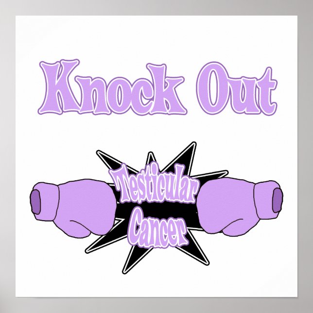 Póster Cancer testicular (Frente)