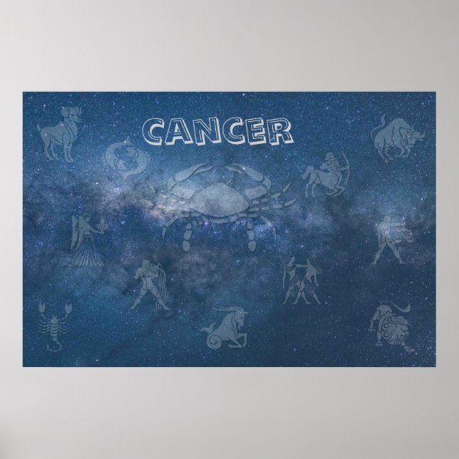 Poster Cancer transparente (Frente)