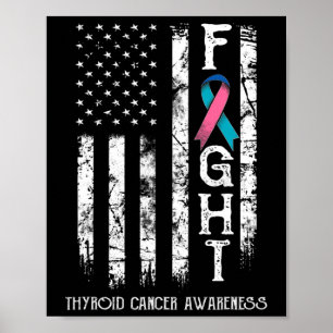 Poster Cancer Warrior U Flag 1