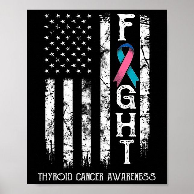 Poster Cancer Warrior U Flag 1 (Frente)
