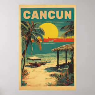 Poster Cancun, México, Viagem