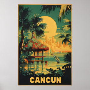 Poster Cancun, México, Viagem