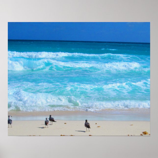 POSTER CANCUN OCEAN #2 (Frente)