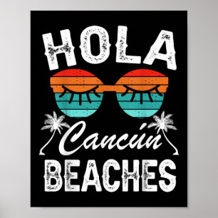 Poster Cancun T Camisa Famosa De Férias De Verão