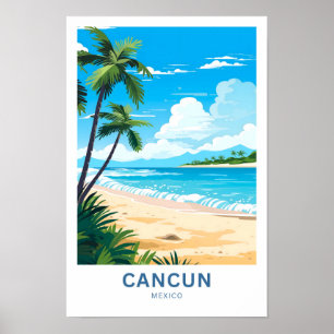 Poster Cancun Viagem do México