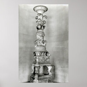 Poster Candelabros projetados por Piranesi na base