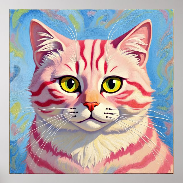 Poster "Candice" Uma Mística Disfarçada - Retrato Gato (Frente)