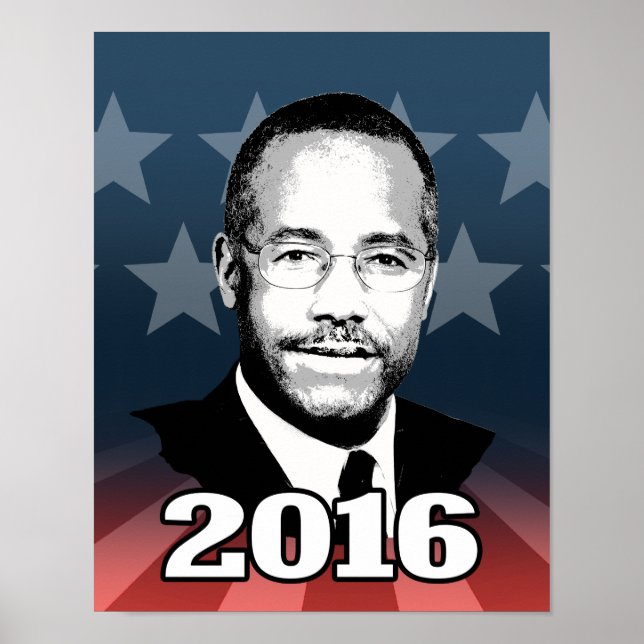 POSTER CANDIDATO DE BEN CARSON 2016 (Frente)