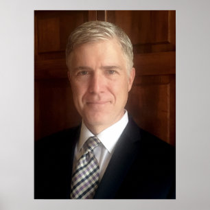Poster Candidato Neil Gorsuch da corte suprema do trunfo