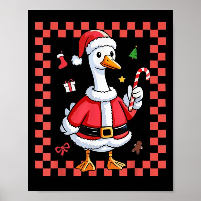 Poster Candy Candy Goose Papais noeis de Natal Xmas (Frente)