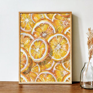 Poster Candy Citrus Swirl – Doce de Citrino Giratório