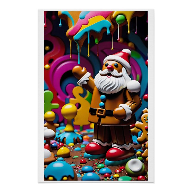 Póster Candy Claus de Santa-Land (Frente)