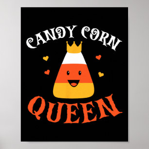 Poster Candy Corn Queen Halloween Festa de Festa Gelada F
