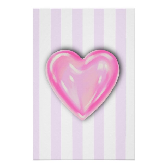 Póster Candy Heart Kids Art Poster (Frente)