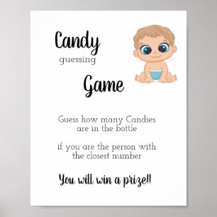Poster Candy, Jogo, Menino