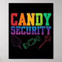 Candy Security Candyland Halloween Costume Kids Te