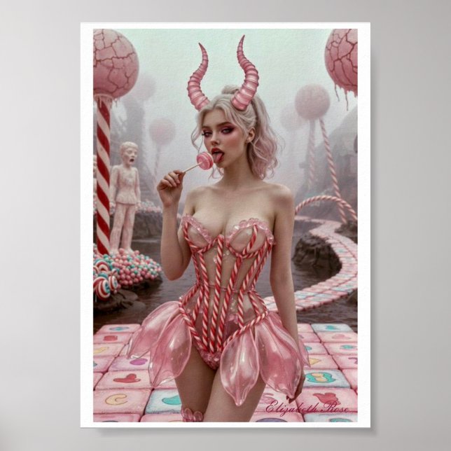 Poster Candyland, Want to Play? (Frente)