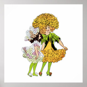 Póster Candytuft e Marigold