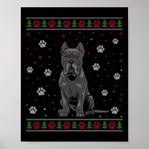Poster Cane Corso Christmas Sweet Xmas Pet Animal Dog L