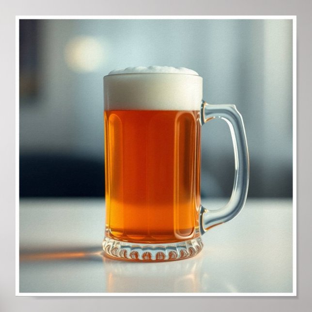 Poster Caneca de cerveja (Frente)