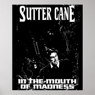 Poster Canes De Sutter Na Boca Da Loucura