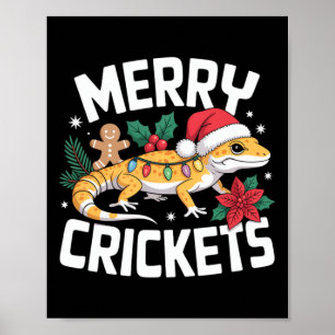 Poster Canhão de Natal Gecko Leopardo Cujo