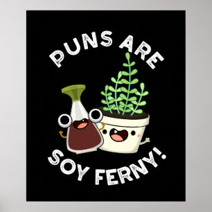 Poster Canhões São Soy Ferny Soy Molce Planta Pun Dark BG
