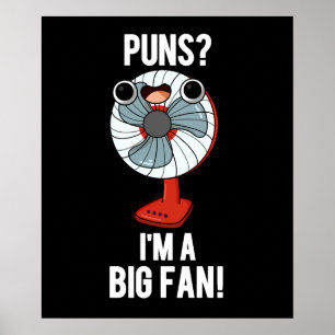 Poster Canhões, sou um grande ventilador elétrico, funny,