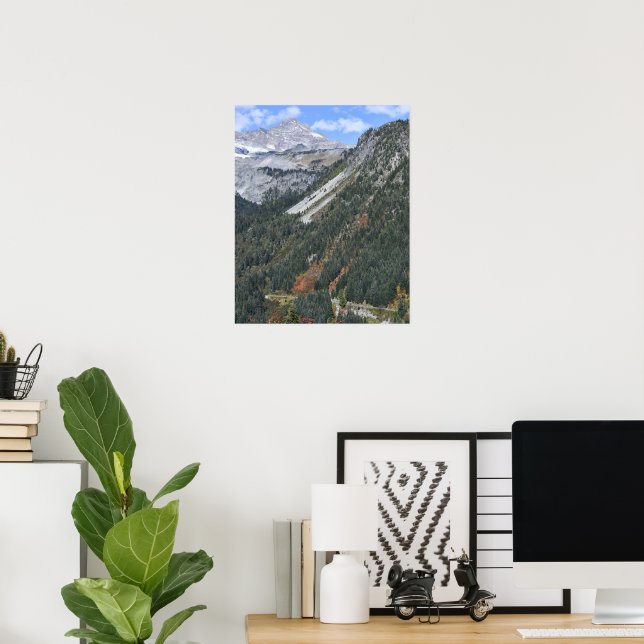 Poster Cânion Cênico do Parque Nacional Mount Rainier (Escritório em casa)