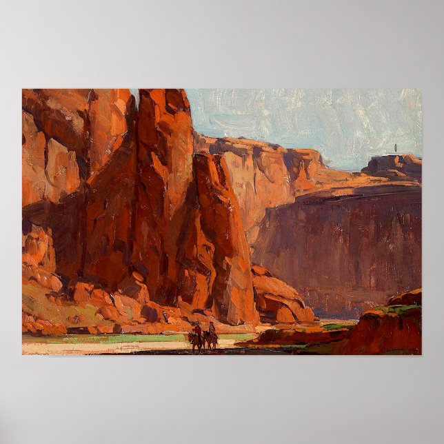 Poster “Cânion do Arizona” por Edgar Payne (Frente)