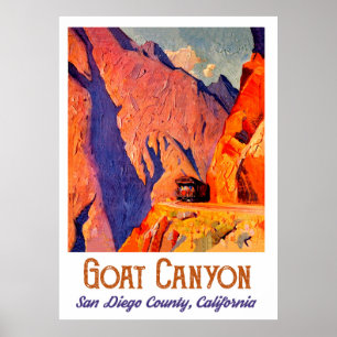 Poster Cânion Goat, San Diego, Califórnia
