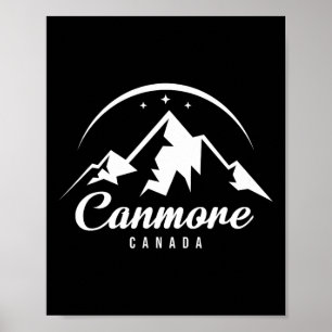 Poster Canmore Canada Ski Resort Skiting Snowboard