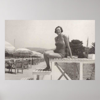 Póster Cannes nos anos 30