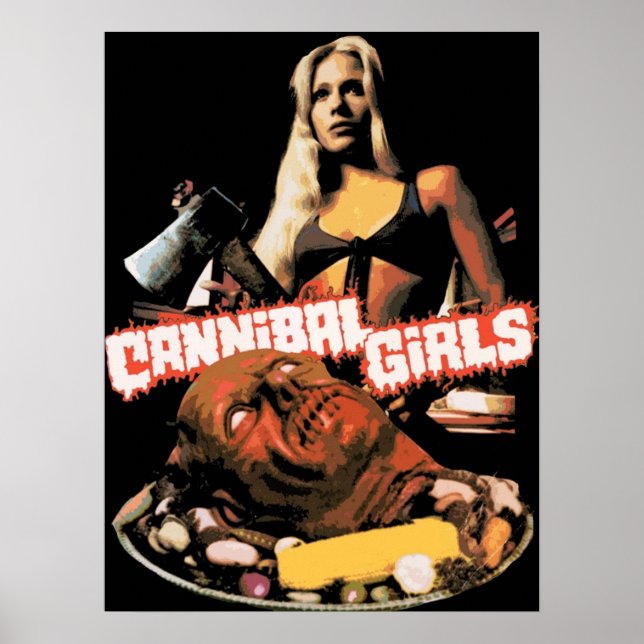 Poster Cannibal Girls 1973 (Frente)