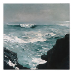 Póster Cannon Rock (1895) Poster em óleo sobre tela