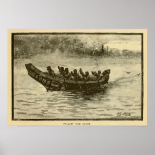 Póster canoa da guerra