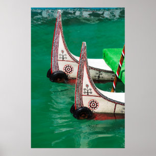 Poster Canoa do Povo Aborígene