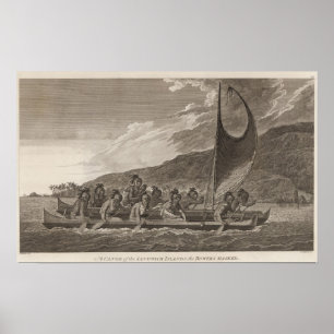 Póster Canoa, ilhas de sanduíche